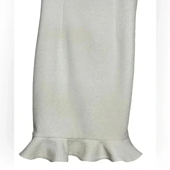 Bardot Ashley Frill Cocktail Dress Ivory Size US 4 - Picture 3 of 8